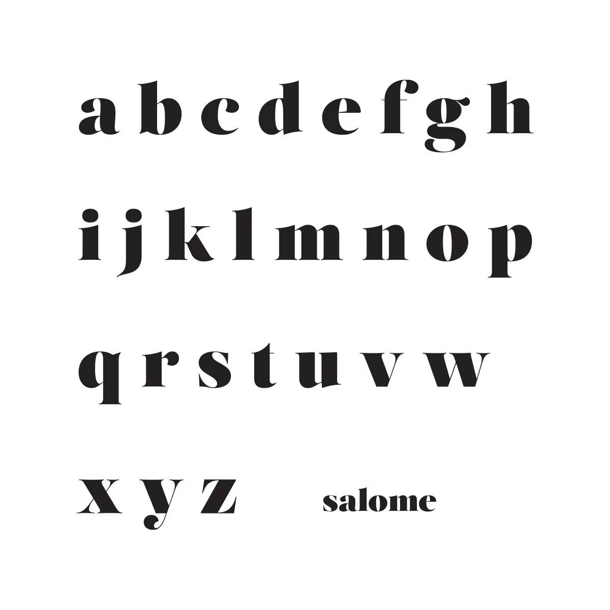 Salome Written Number-2 Lines