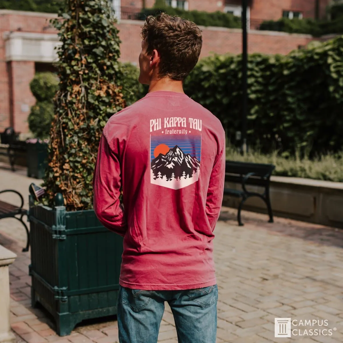 SigEp Comfort Colors Long Sleeve Retro Alpine Tee