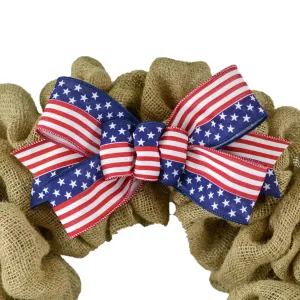 Stars Stripes Fourth of July Add On Wreath Bow