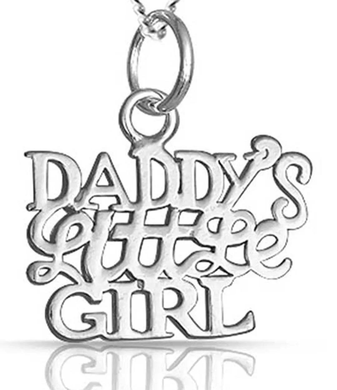 Sterling Silver Daddy's Little Girl Necklace