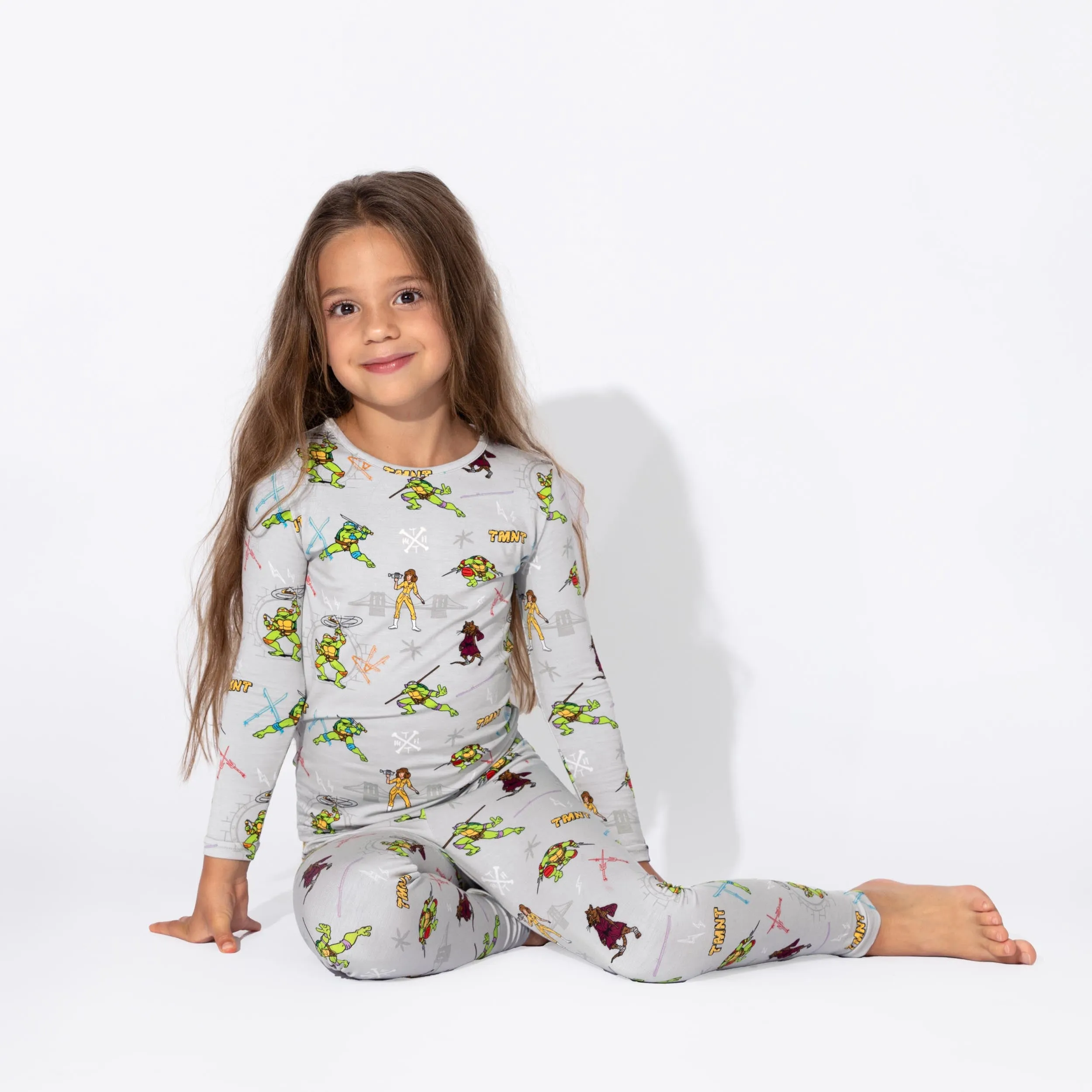 Teenage Mutant Ninja Turtles Retro Bamboo Kids Pajamas