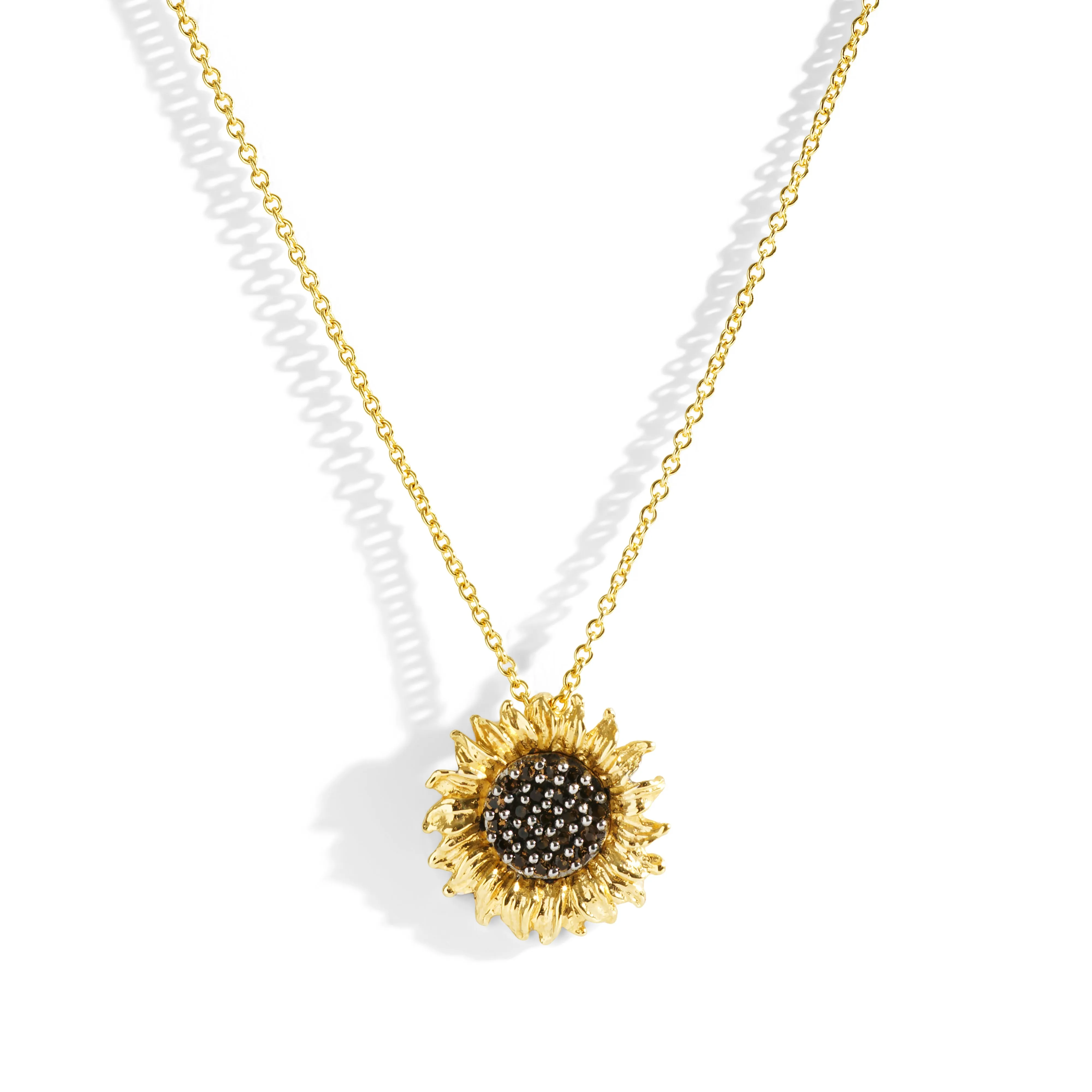 Vincent 15mm Pendant Necklace with Diamonds