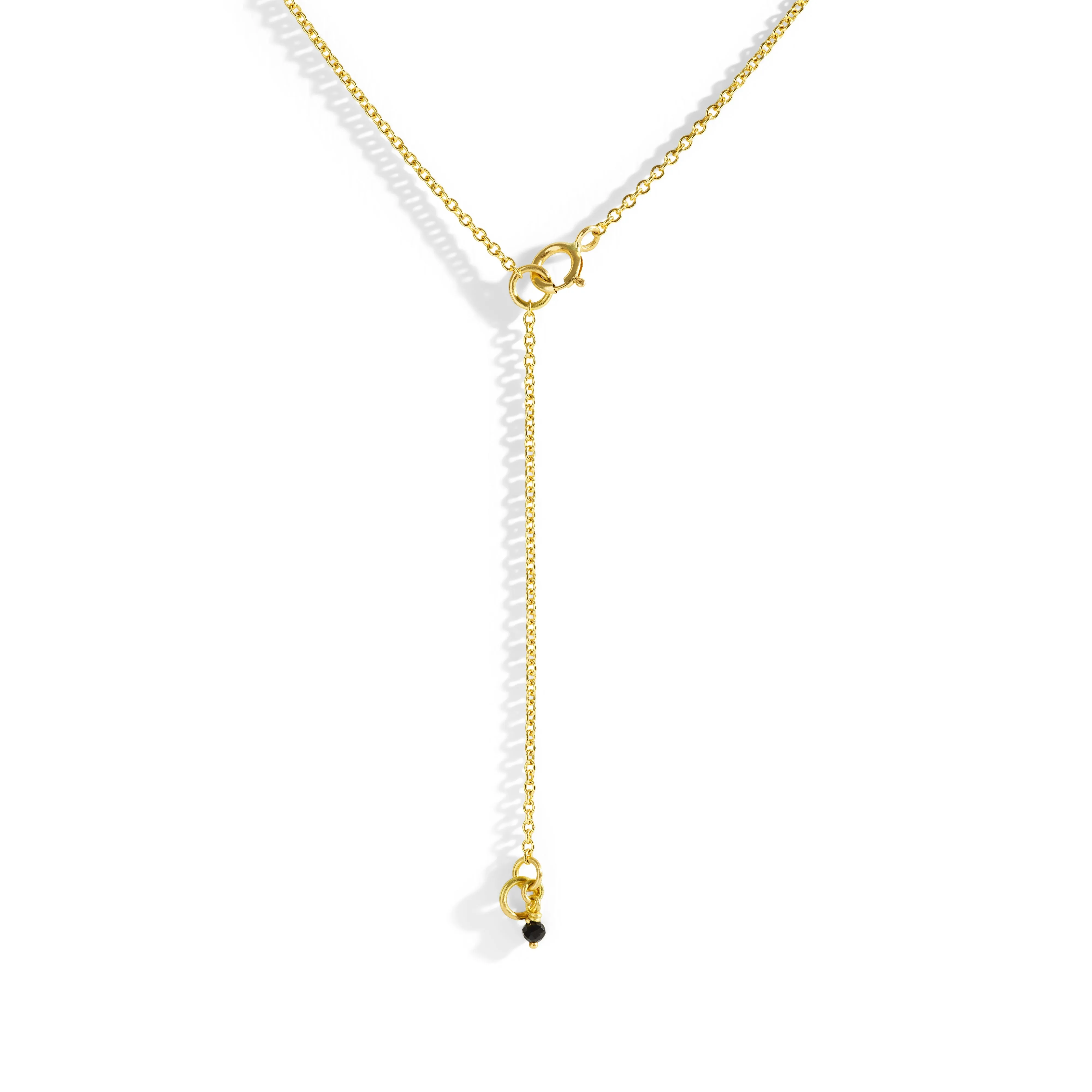 Vincent 15mm Pendant Necklace with Diamonds