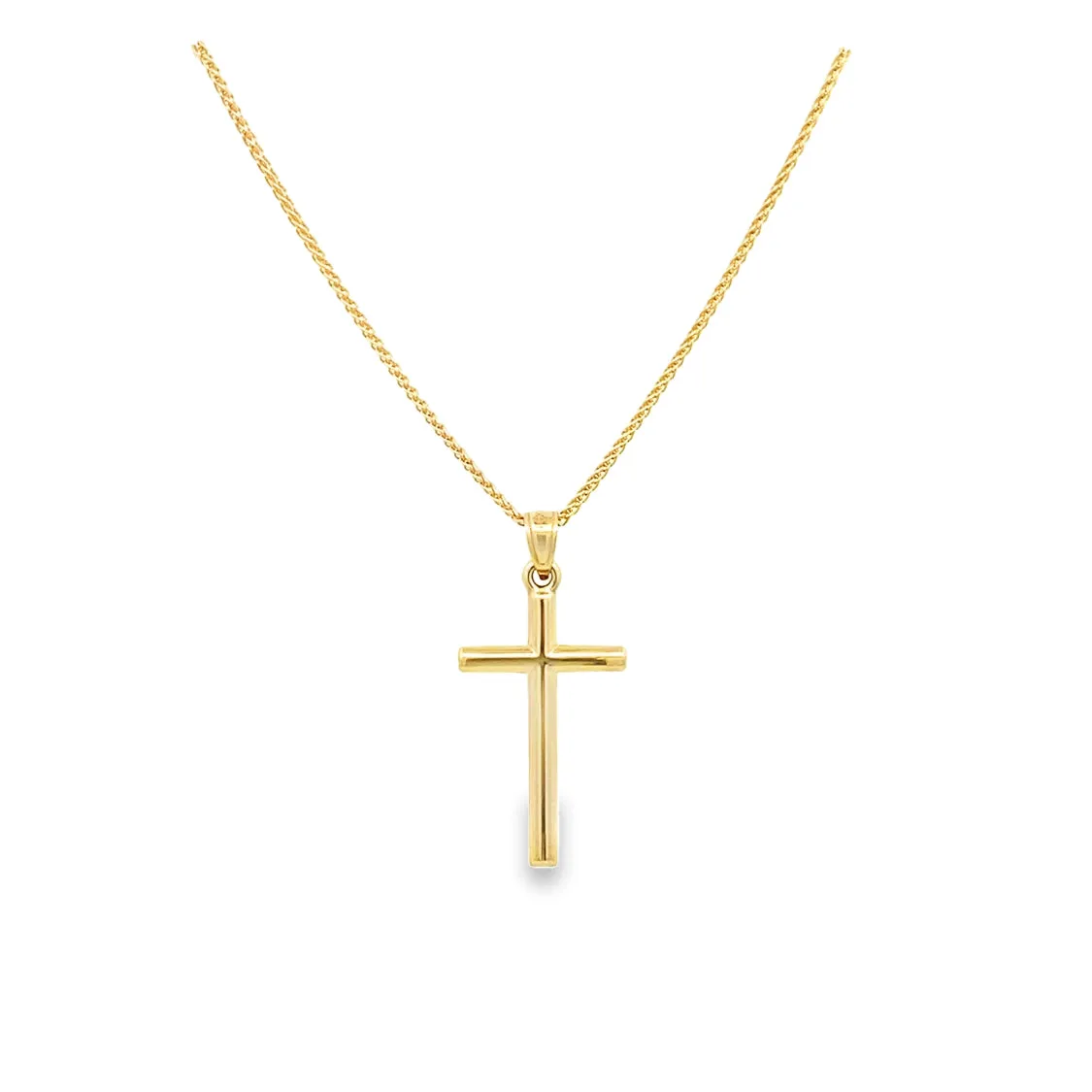 Yellow Gold Religious  Cross Pendants TM001848-14Y