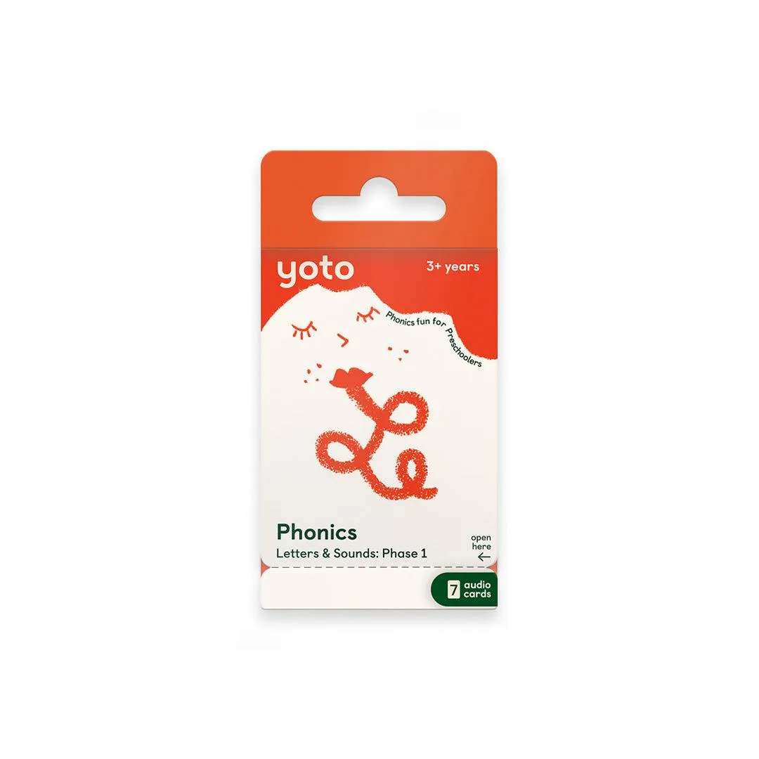 Yoto Card Multipack - Phonics: Letters   Sounds - Phase 1